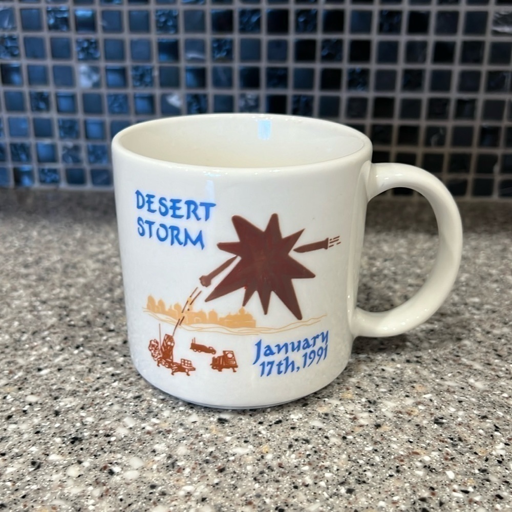 Vintage 1991 Gulf War Veteran Coffee Tea Mug